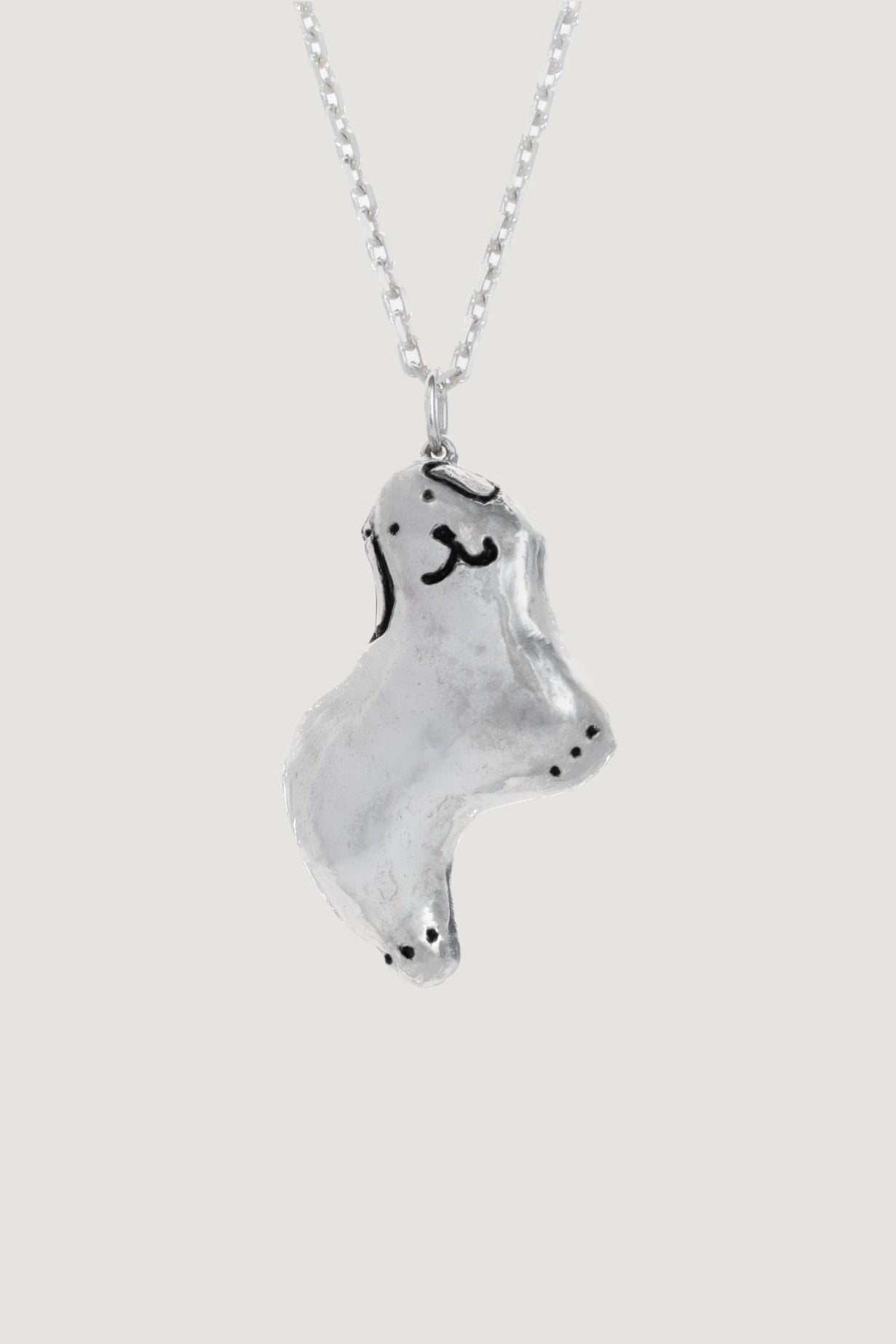 SILVER NECKLACE ARCHIVE STUDIO MR. DOG