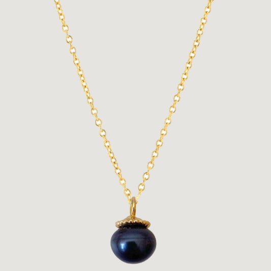 GUNIA PENDANT WITH BLACK PEARL