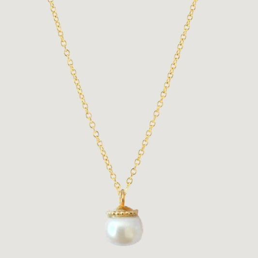 GUNIA PENDANT WITH WHITE PEARL