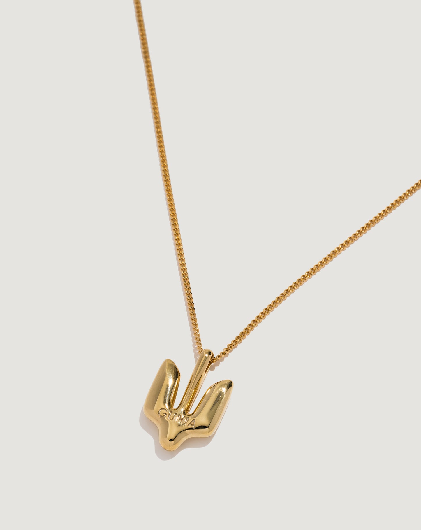 GUNIA PENDANT TRIDENT FOR CHILDREN GOLD