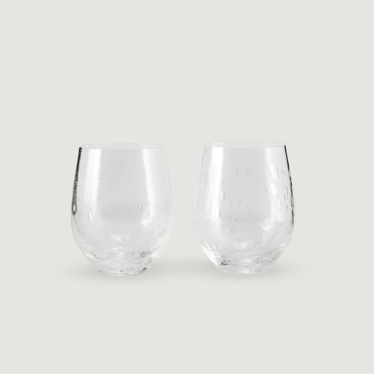 YAKUSH ALPHA SET OF 2 GLASSES